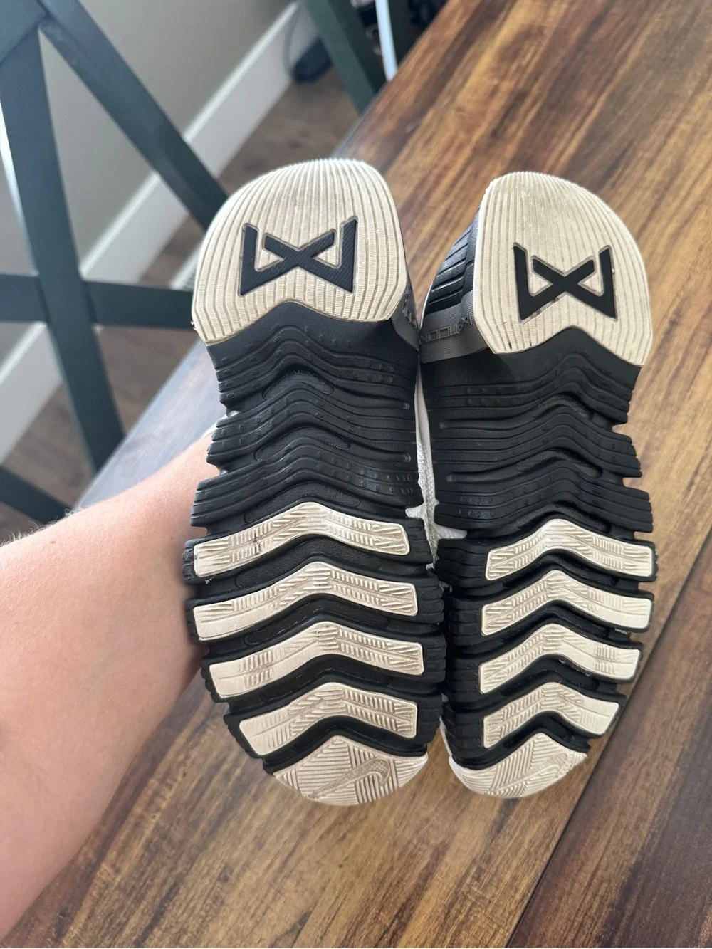 Nike Women's Metcon Sneakers in White and Black